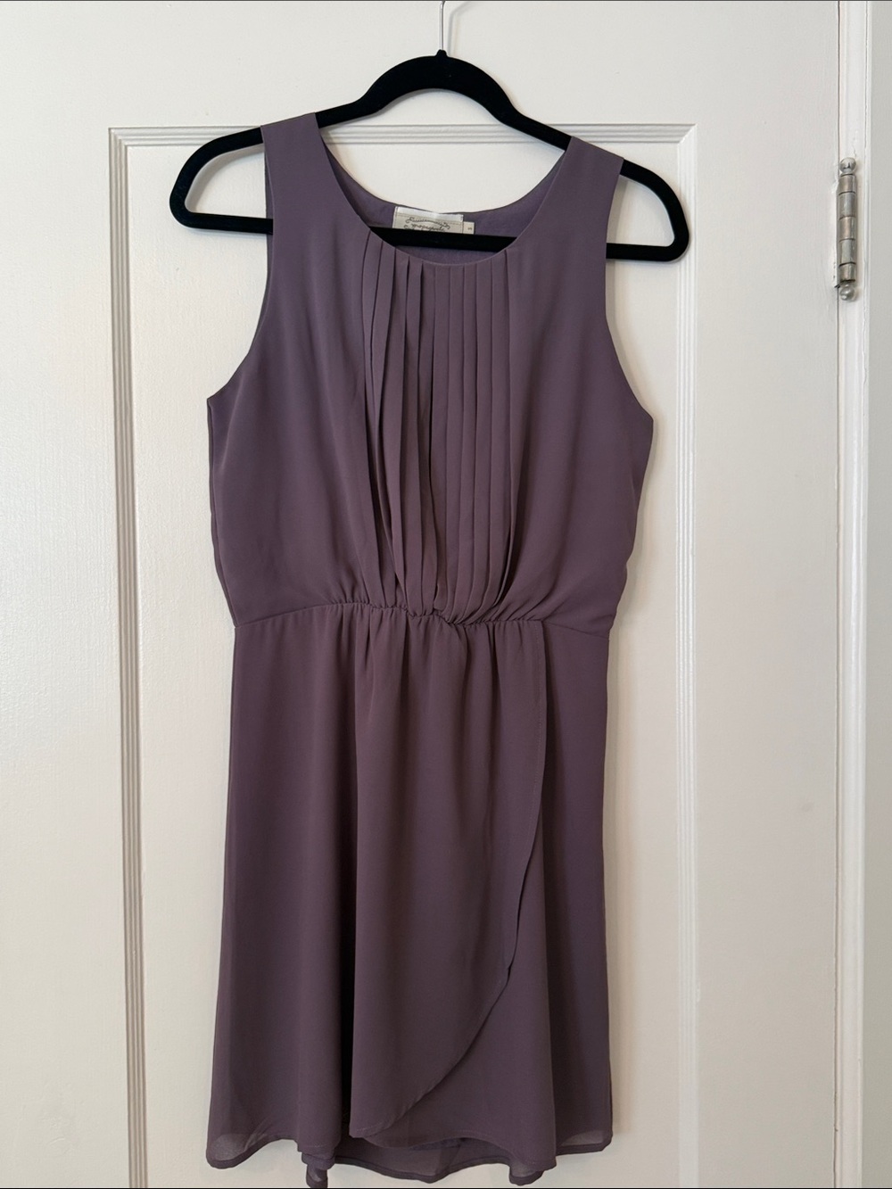 Plenty Propaganda Pleated Dress in Mauve